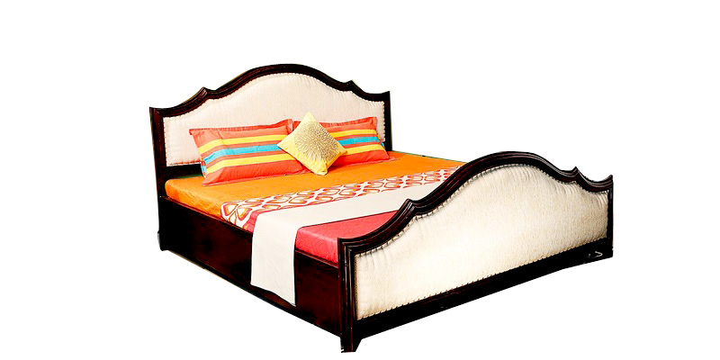 Orevon King Size Bed with Storage in Passion